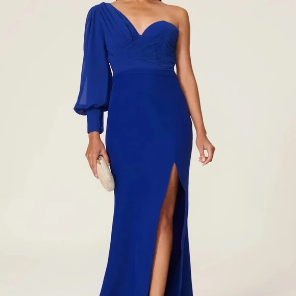 sachin and babi light blue dress Black Tie Gown by L'IDÉE